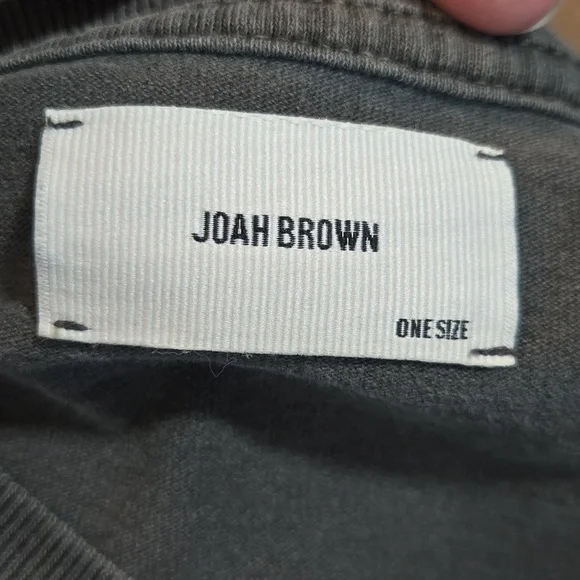 Joah Brown Dark Gray Long Sleeve Tee - Picture 5 of 12
